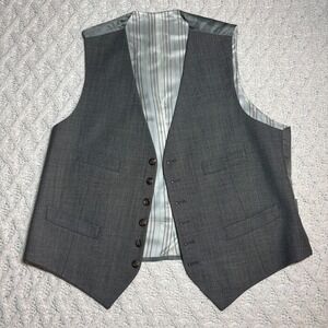 Polo Ralph Lauren Virgin Wool Extrafine Men's Vest Grey Size 42R‎